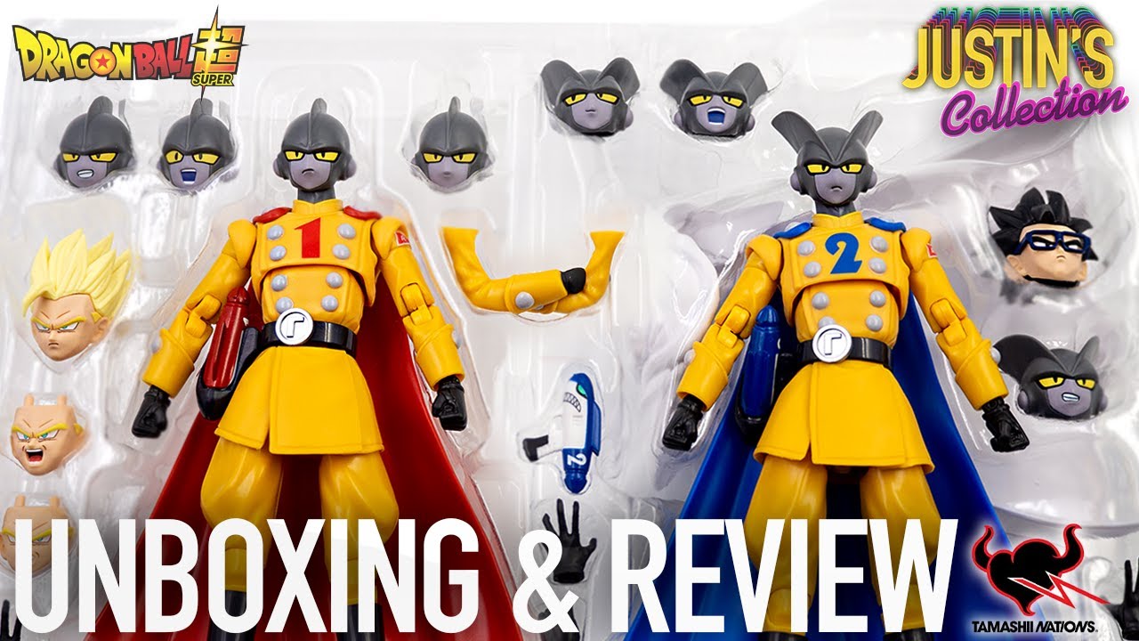 Распаковка и обзор Gamma 1 и Gamma 2 Dragon Ball Super: Super Hero S.H.Figuarts