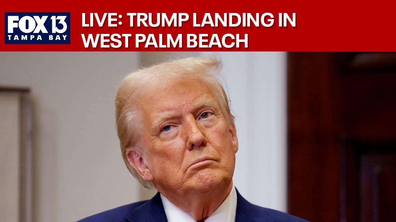 LIVE: Trump arriving in Florida
