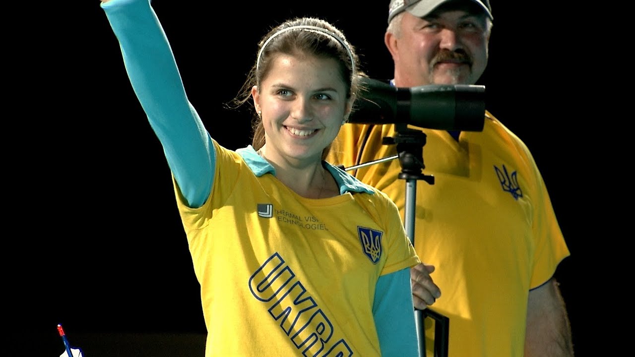 Mariya Shkolna v Emily Bee – compound  junior women's gold | Nimes 2014 World Indoor Championships