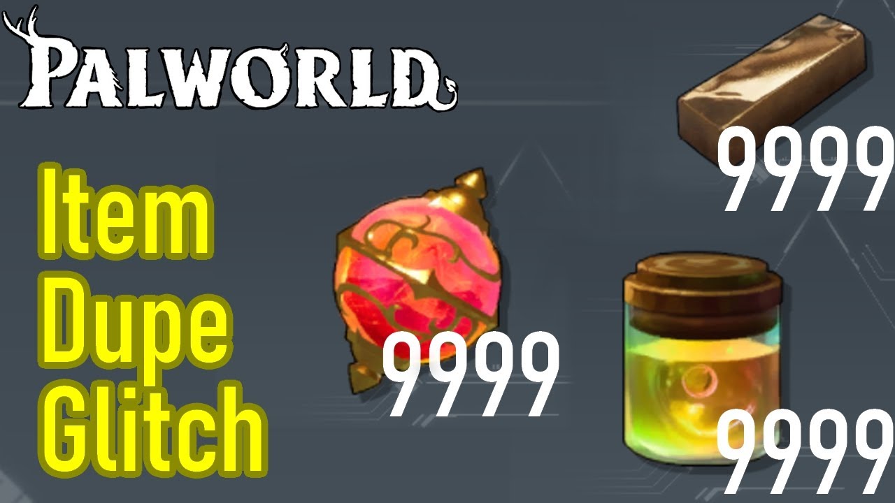 Palworld duplication glitch, INFINITE item duplication exploit, this WILL get patched