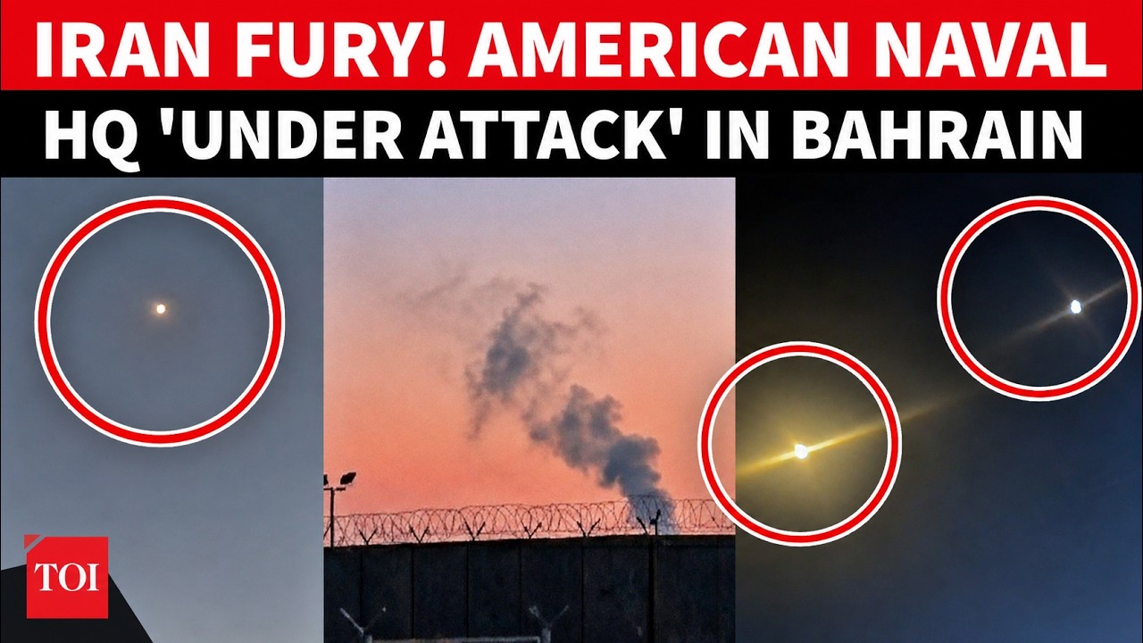 U.S. Navy's 5th Fleet HQ 'UNDER ATTACK' As Iran Unleashes Missiles On Bahrain | WATCH