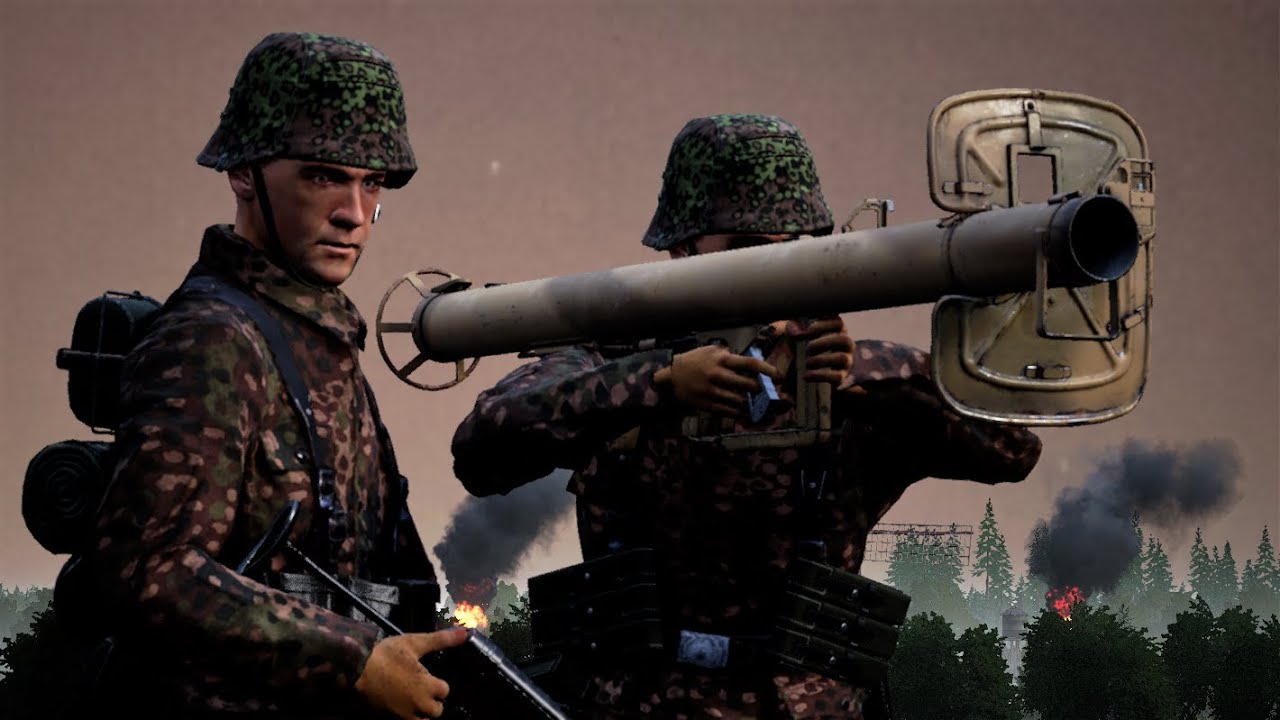 Post Scriptum Colmar Fields (Panzerschreck Gameplay) - 4K
