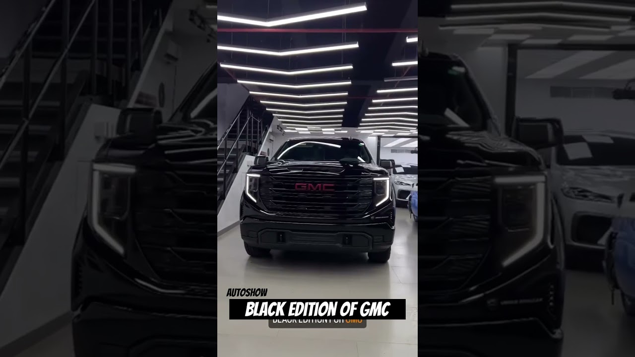 GMC black🖤 #shorts#autoshow#luxury#modified#cars #GMC#shortsvideo