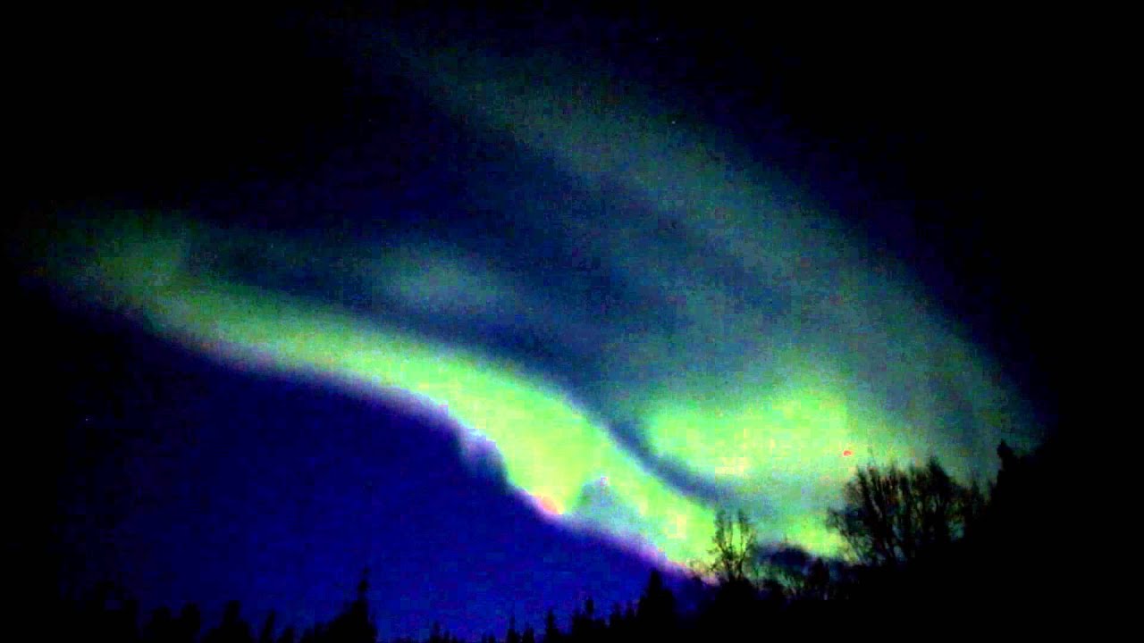Aurora Borealis over Fairbanks, Alaska, Jan. 2013