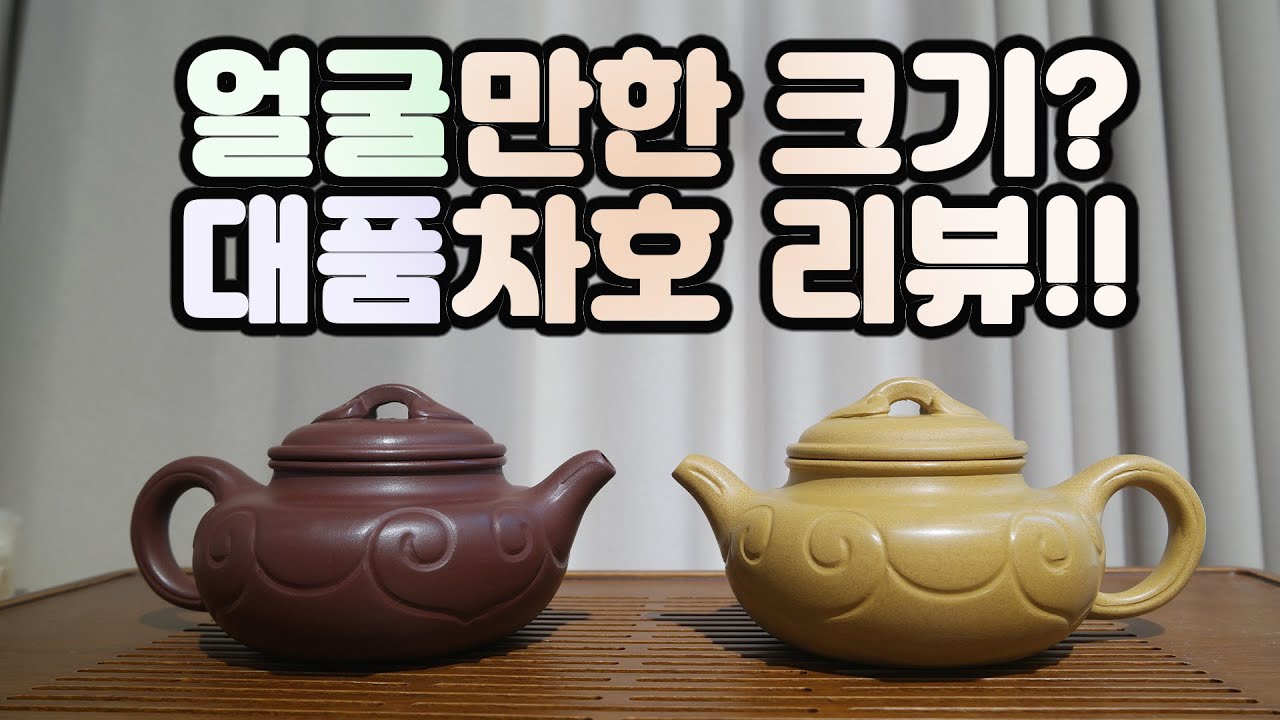 [자사호리뷰]울산바위처럼 넉넉한 teapot! 대품차호 5점을 소개해요[지유명차영종점]