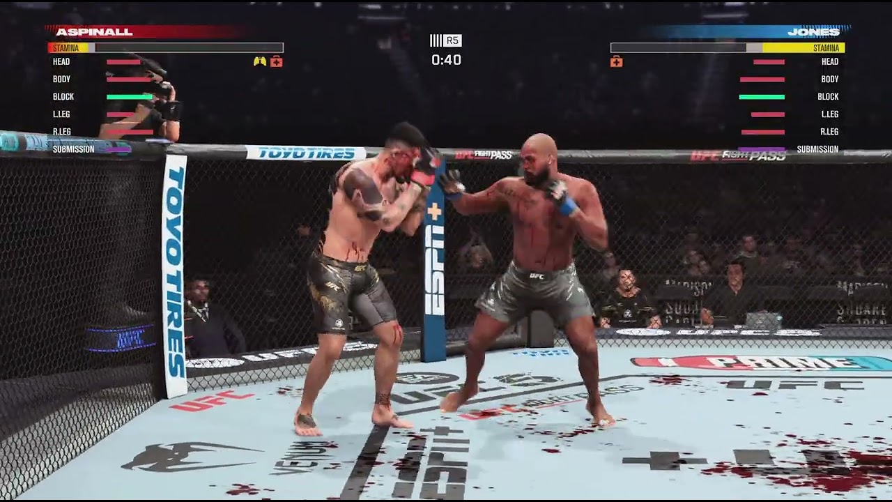 Jon Jones Knockouts Tom Aspinall Dream Fight