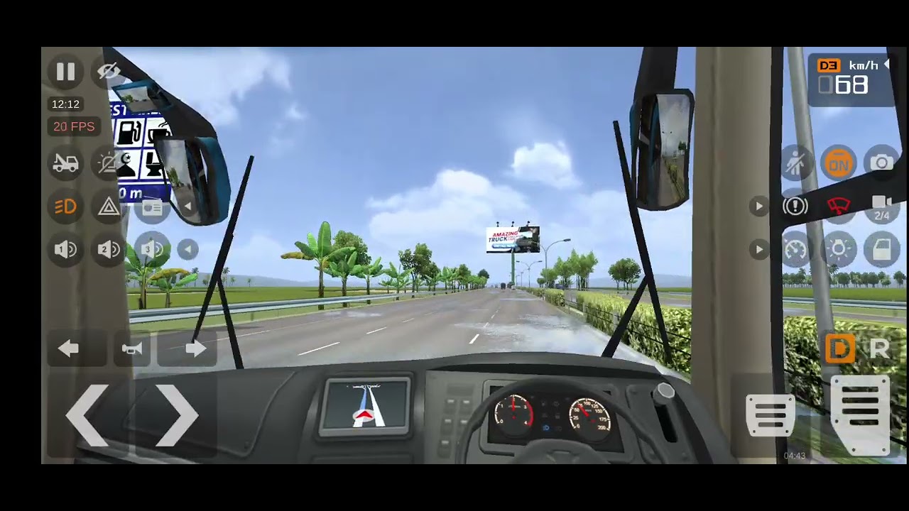 Bus driver on hai way 