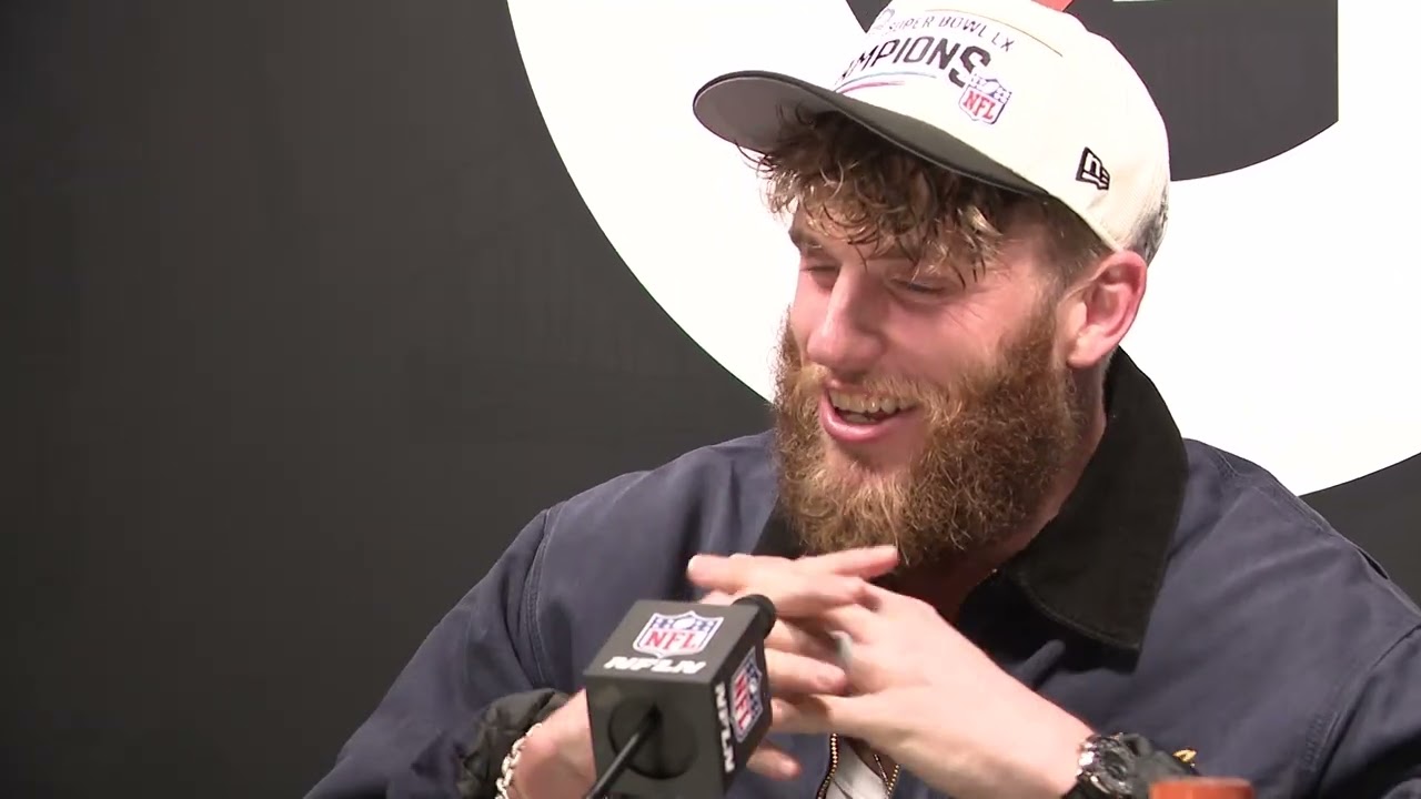 Seattle Seahawks receiver Cooper Kupp expresses his gratitude after winning his second Super Bowl