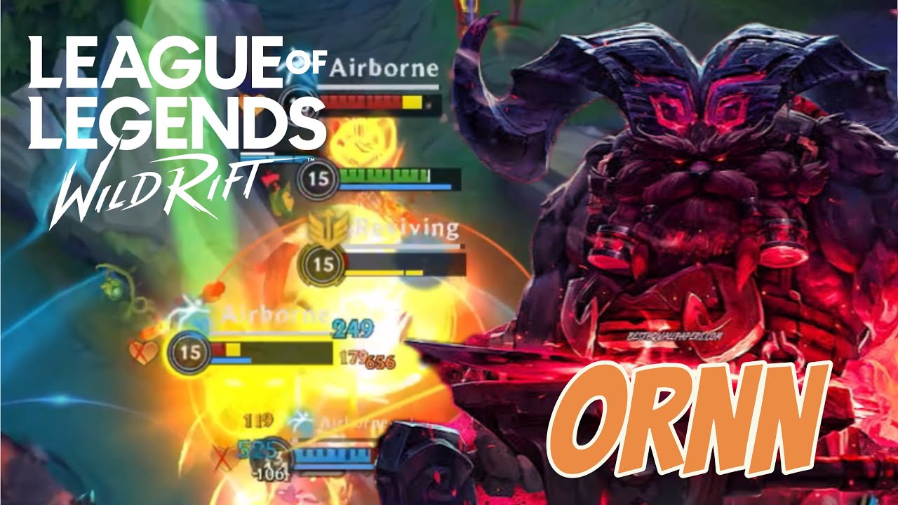 ORNN IS REALLY GOOD TANK EVEN BULLIED ON LANE (Build+Rune) League of Legends: Wild Rift