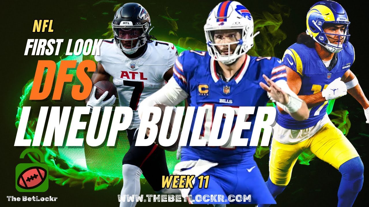 NFL DFS Week 11: Lineup First Look and Strategy Builder