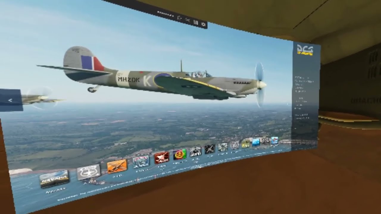 P51 Mustang  WW2 DCS VR Pimax Super Ultrawide 4YA Multiplayer Server