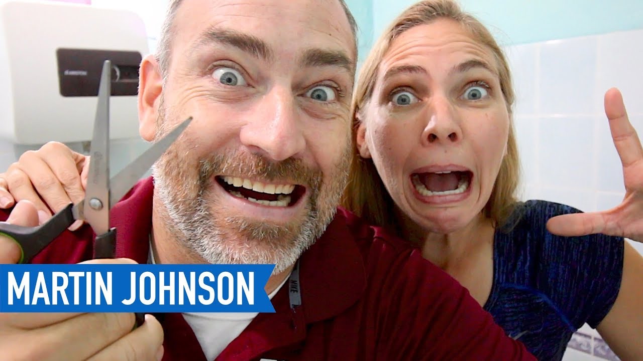 CUTTING MY WIFE'S HAIR