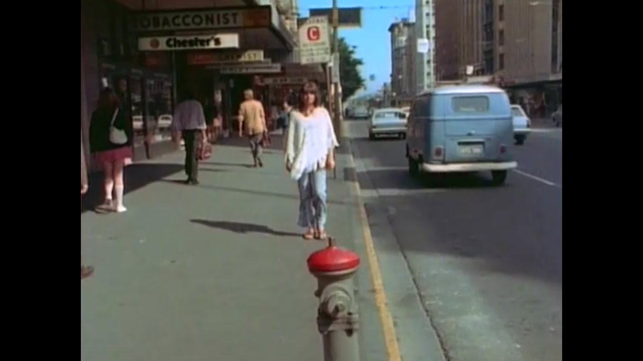 Melbourne 1972 Swanston St & Spring St.