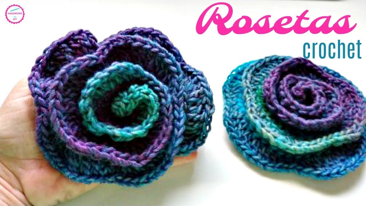 COMO TEJER FLORES A CROCHET EN 5 MINUTOS