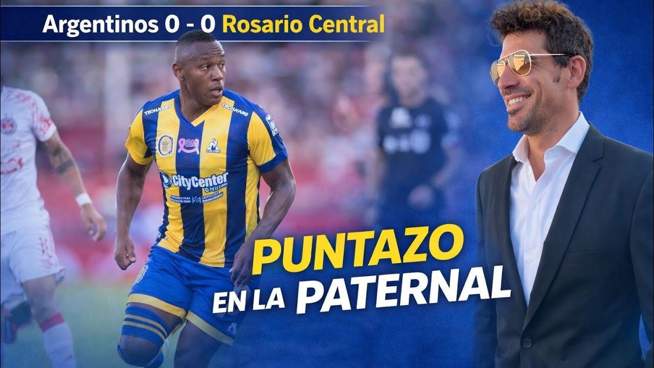 Buen empate de Central ante Argentinos #rosariocentral 