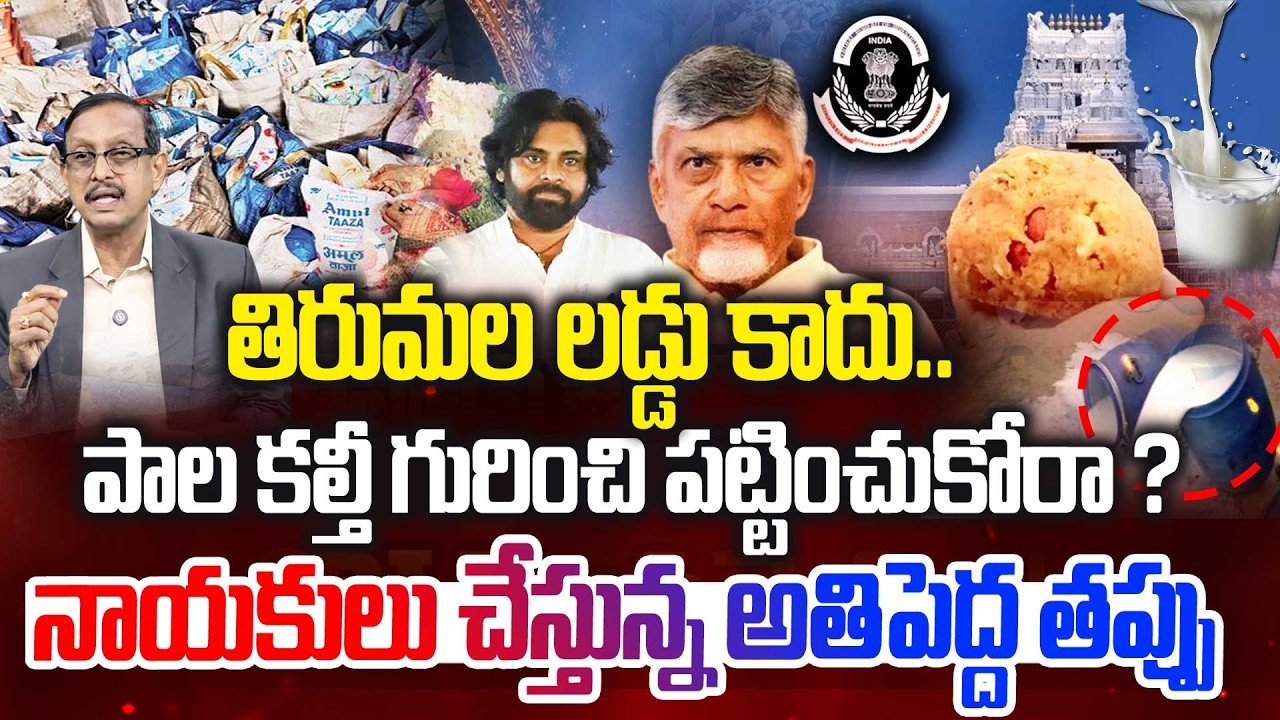 తిరుమల లడ్డు కాదు..పాల కల్తీ గురించి పట్టించుకోరా ?నాయకులు చేస్తున్న అతిపెద్ద తప్పు | 99TV