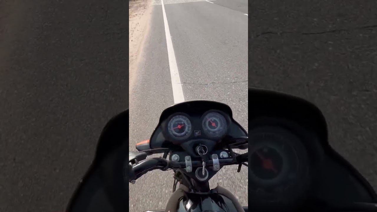 Honda shine 100 top speed test #bike #automobile