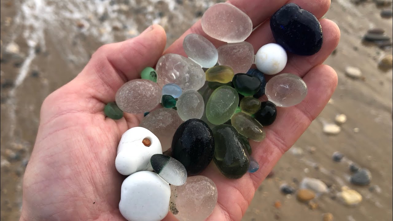 SEAHAM SEAGLASS! Early morning haul!
