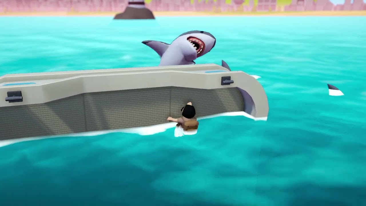 Gang Beasts|SHARK BITE