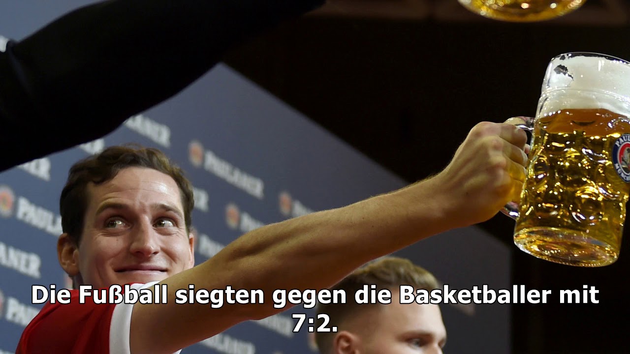 Bayern m&uuml;nchen: fu&szlig;baller und basketballer liefern sich dreikampf