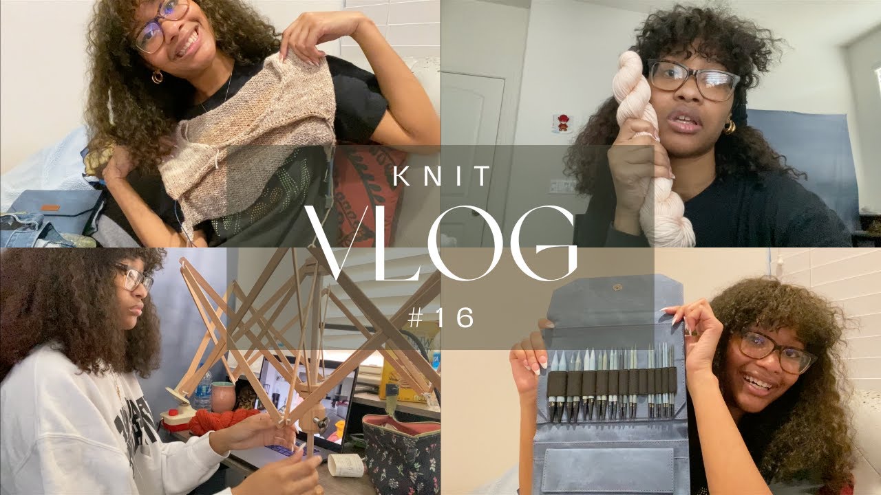 Frogging a project, finishing a knit sweater, + going out to eat | Knit Vlog #16