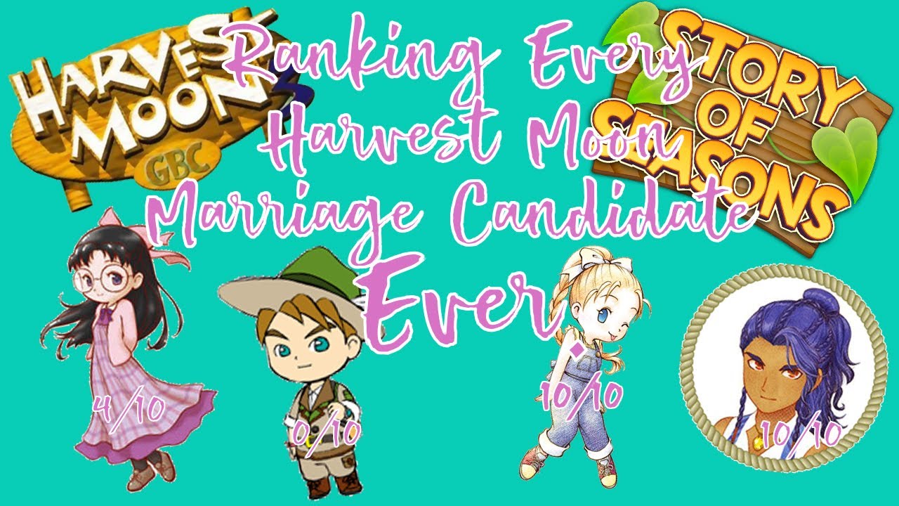 Ranking Every Harvest Moon Bachelor/Bachelorette. EVER.