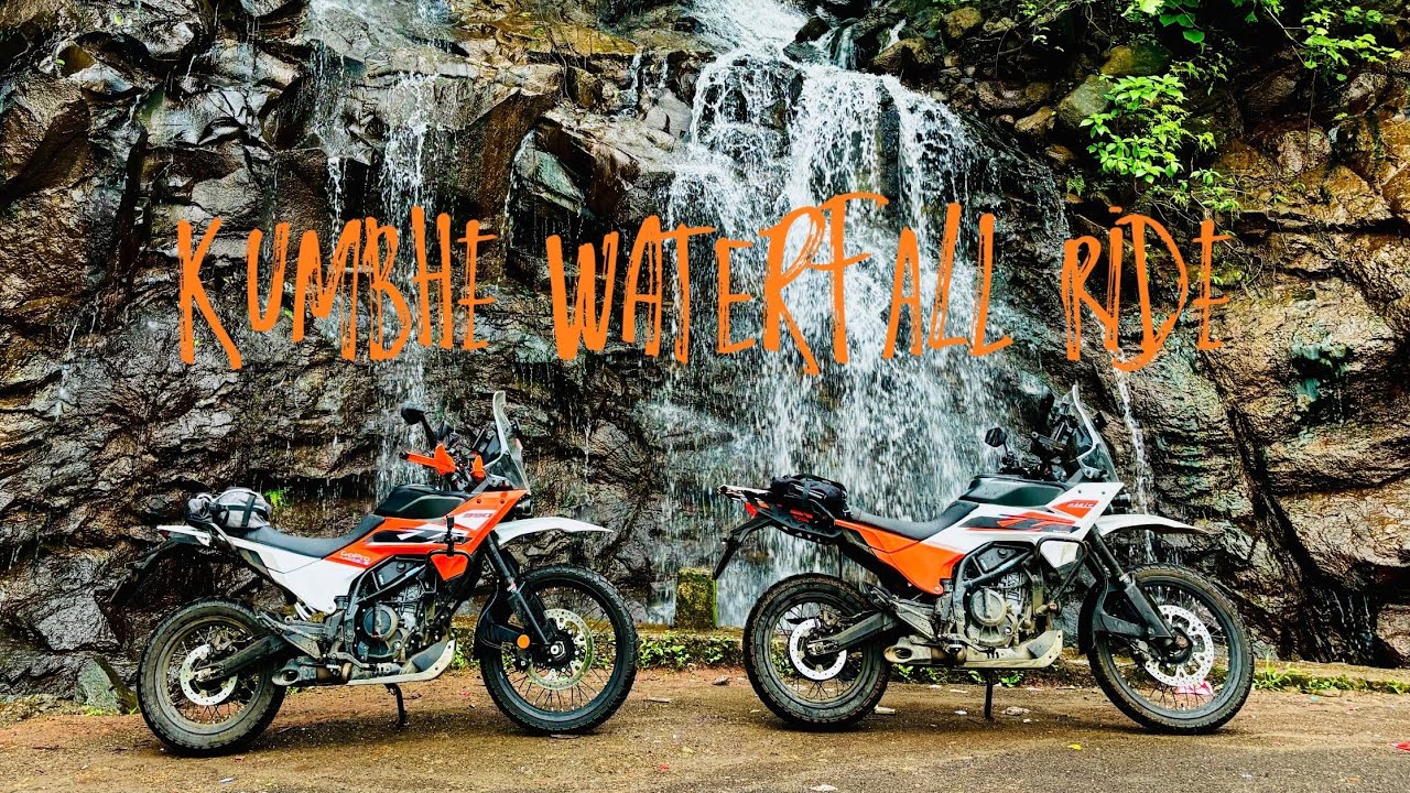 KTM ADVentures Episode 4: Kumbhe Waterfall on the 2025 KTM 390 ADV with @techiesonroad !