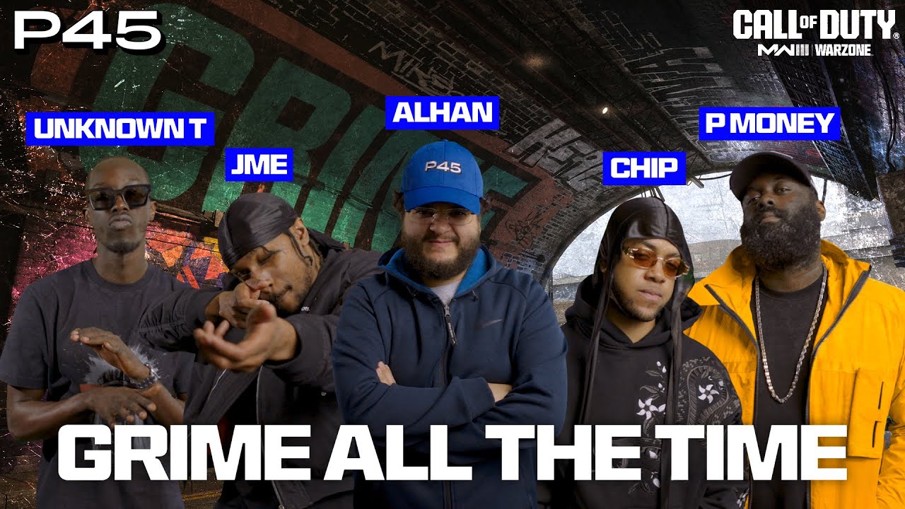 Alhan, Chip, Unknown T, P Money and JME play new Grime map in Call of Duty: MWIII