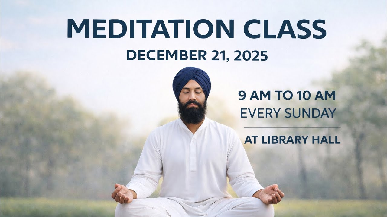Meditation class, December 21, 2025 #blissfulgurbani #meditationclass #peace #love 