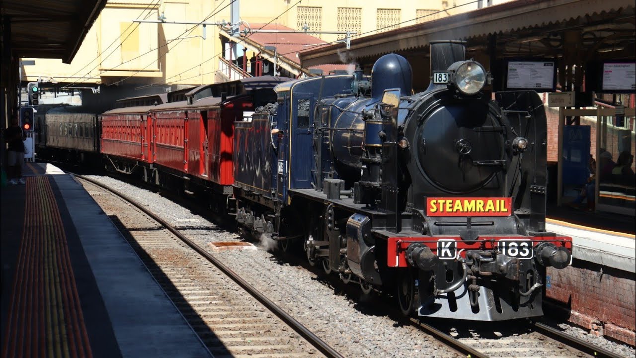 Steamrail Victoria first mainline steam tour for 2025 (Moomba shuttles)