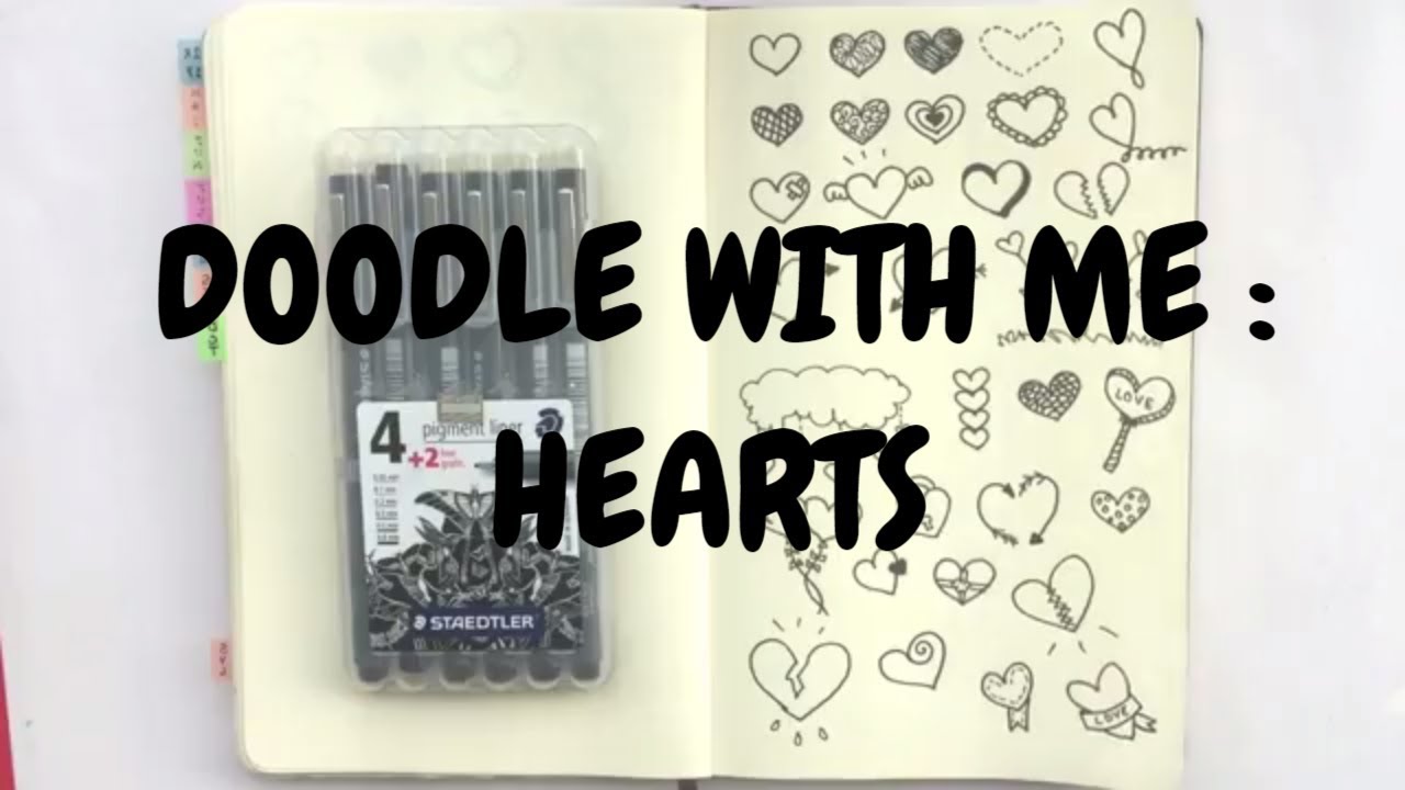 Doodle with me : Hearts | Idle Doodle