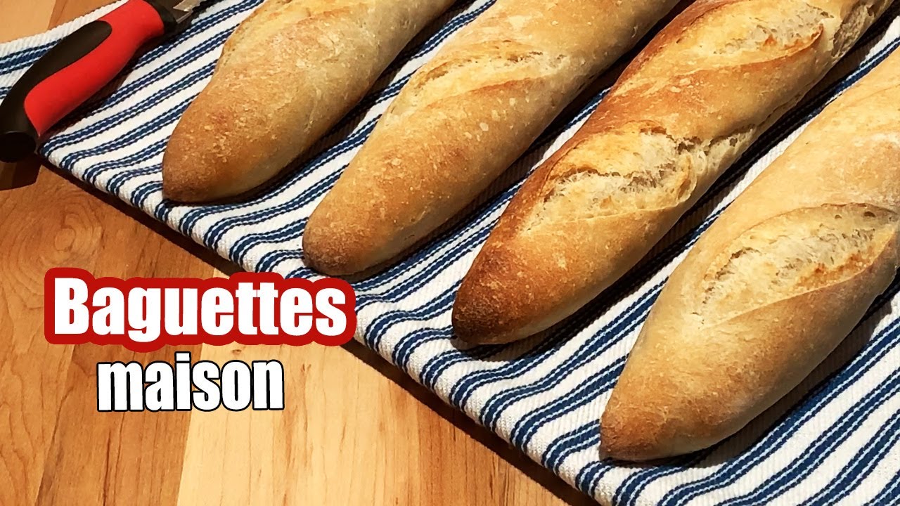 Baguettes maison étape par étape