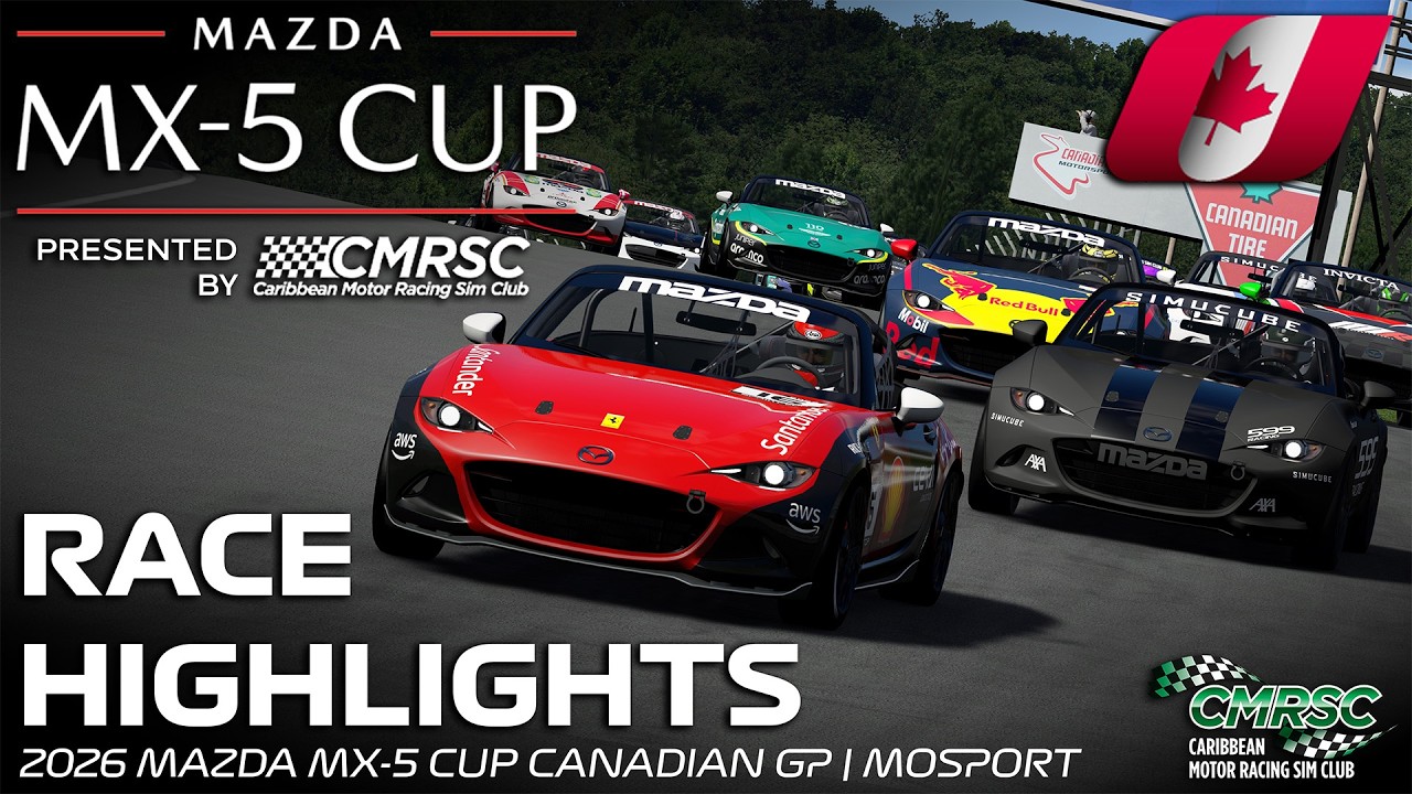 Основные моменты гонки | Гран-при Канады | Кубок Mazda MX-5 CMRSC 2026