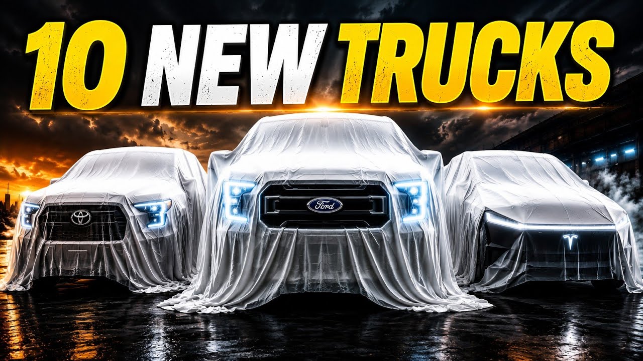 Top 10 Future Pickup Trucks Coming of 2027&ndash;2030 | Ford, Toyota, Tesla, Ram & More