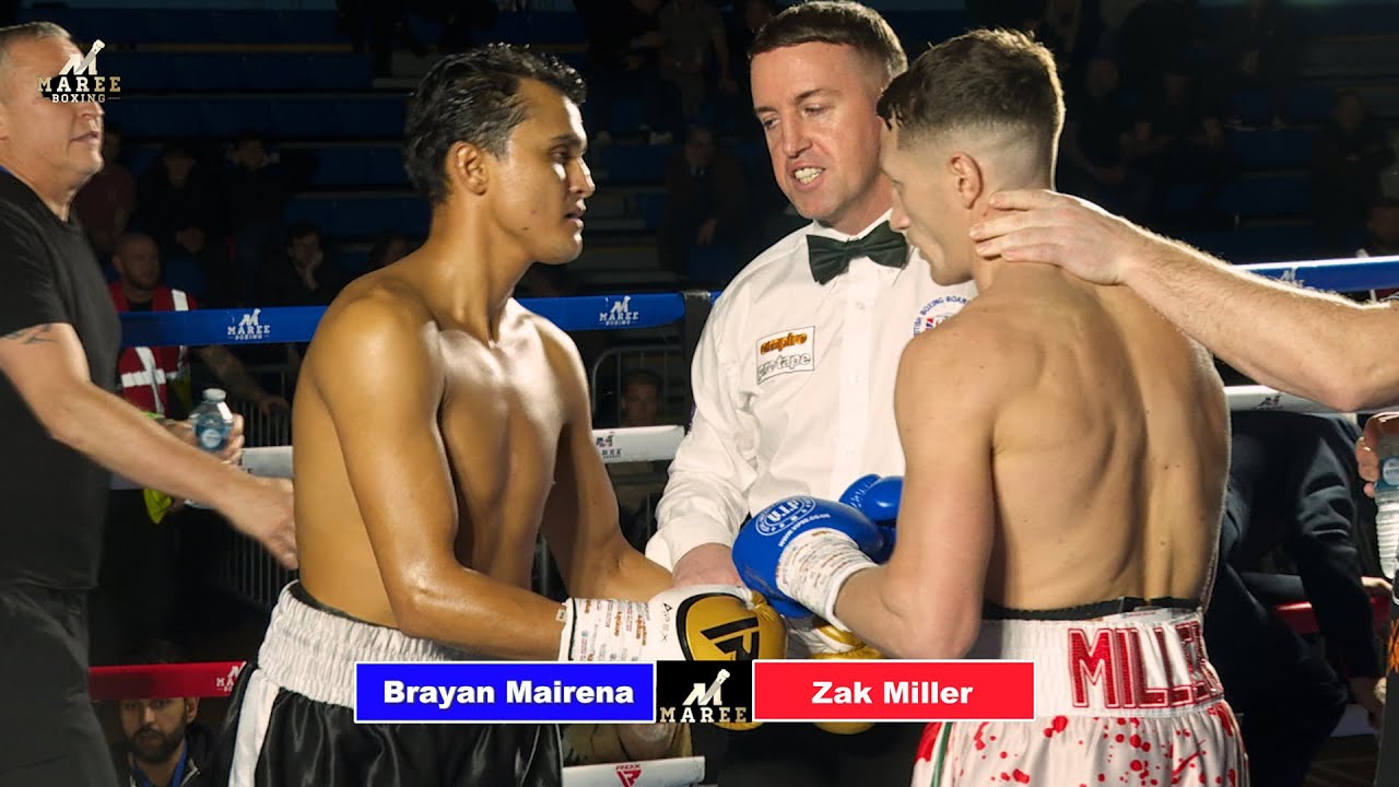 Zak Miller vs Brayan Mairena at Oldham Sports Centre (30.11.24)