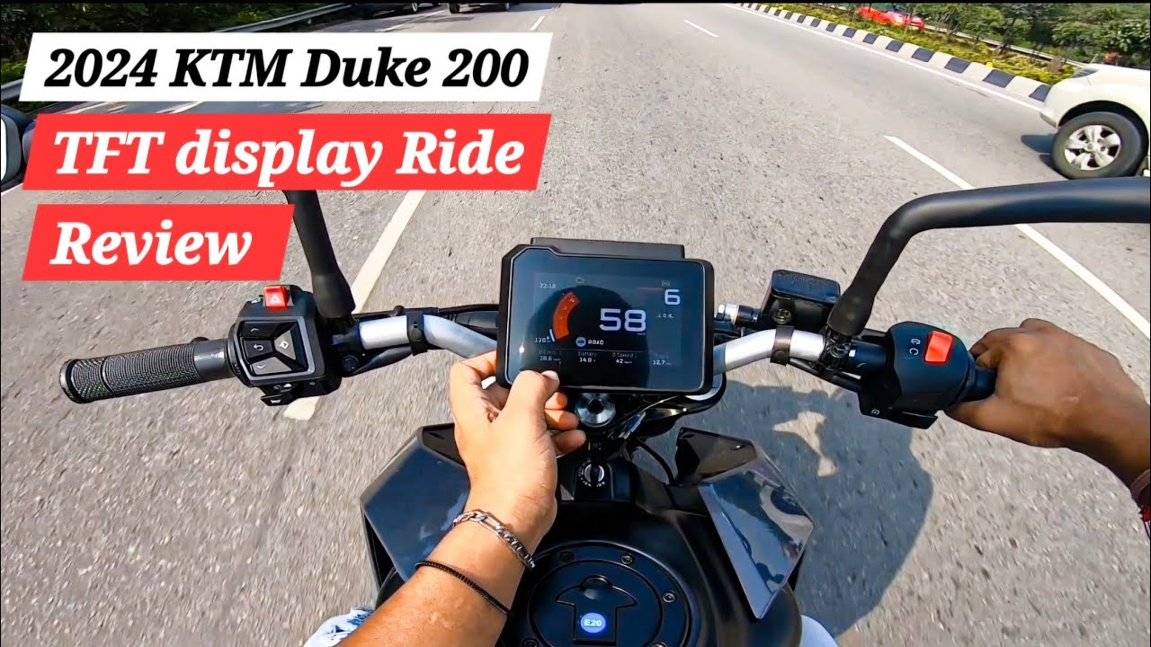 2024 KTM Duke 200 Ride Review - TFT Display ||