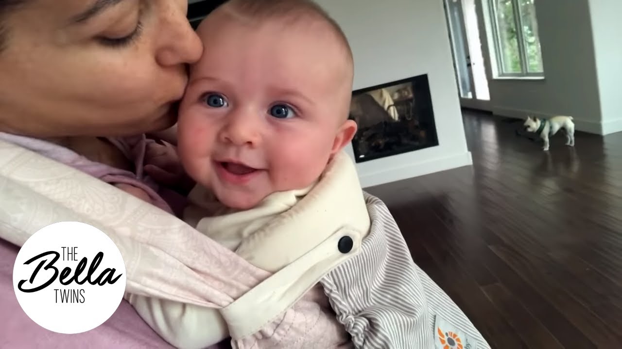 EXTREME CUTENESS ALERT! Birdie babbles on a nature walk with mommy, Winston and Josie!