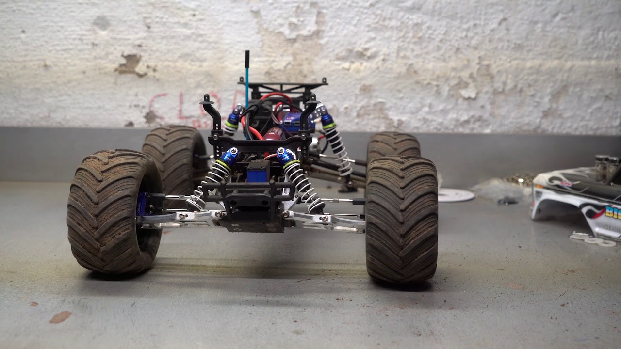 Traxxas Bigfoot Stampede aluminium upgrades