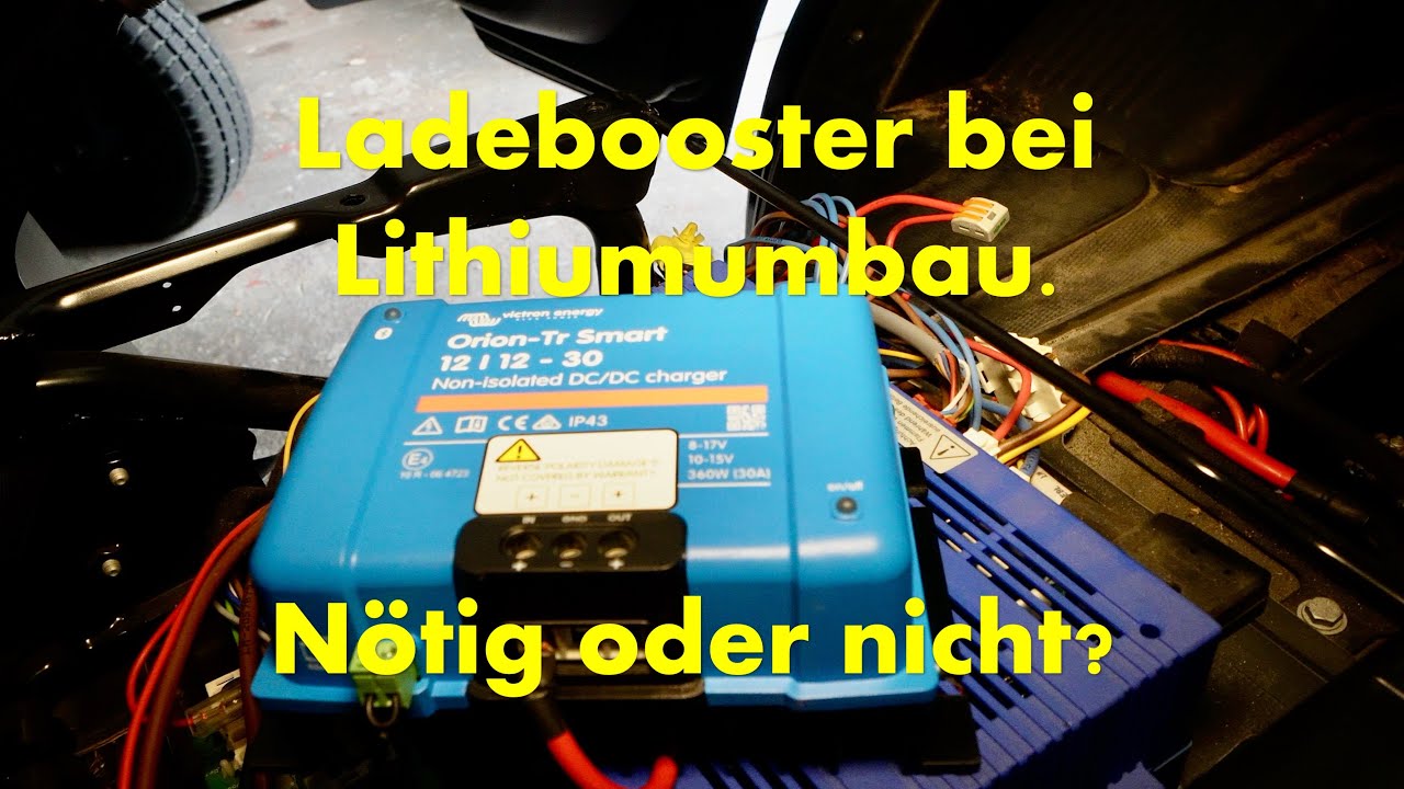 Wohnmobil-Umbau: Ladebooster & Lithium-Batterie – Mein kompletter Einbau, so mach ich es !