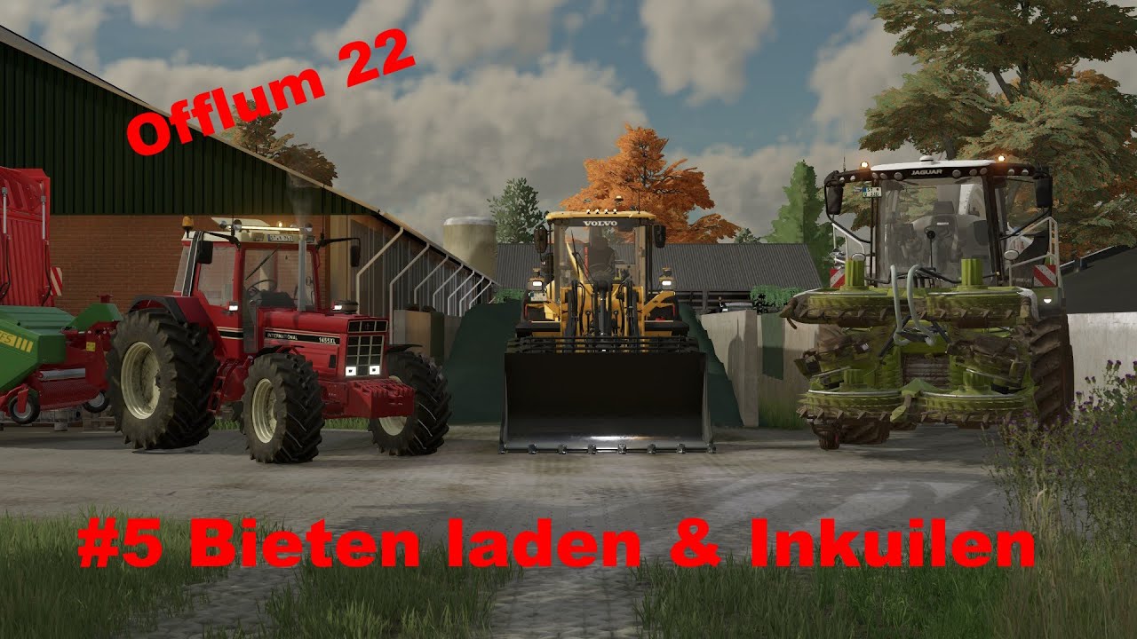 Mais hakselen & Inkuilen || Offlum 22 || Farming Simulator 22 Timelapse #5