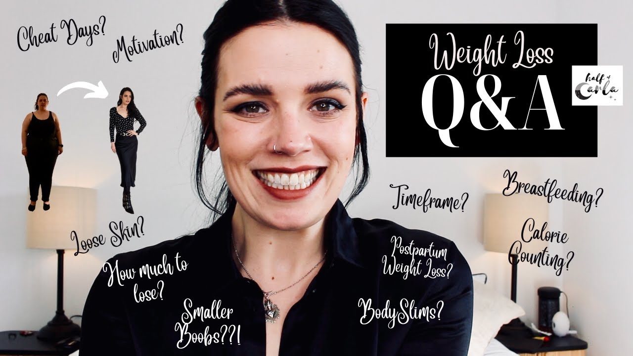 Weight Loss Q&A - 180lbs Lost, Motivation, Small Boobs, Postpartum Weight Loss?  | Half of Carla