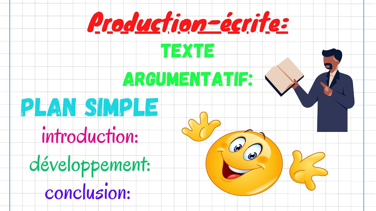 Production écrite🤩منهجية بسيطة🤩 texte argumentatif 😉Les voisins