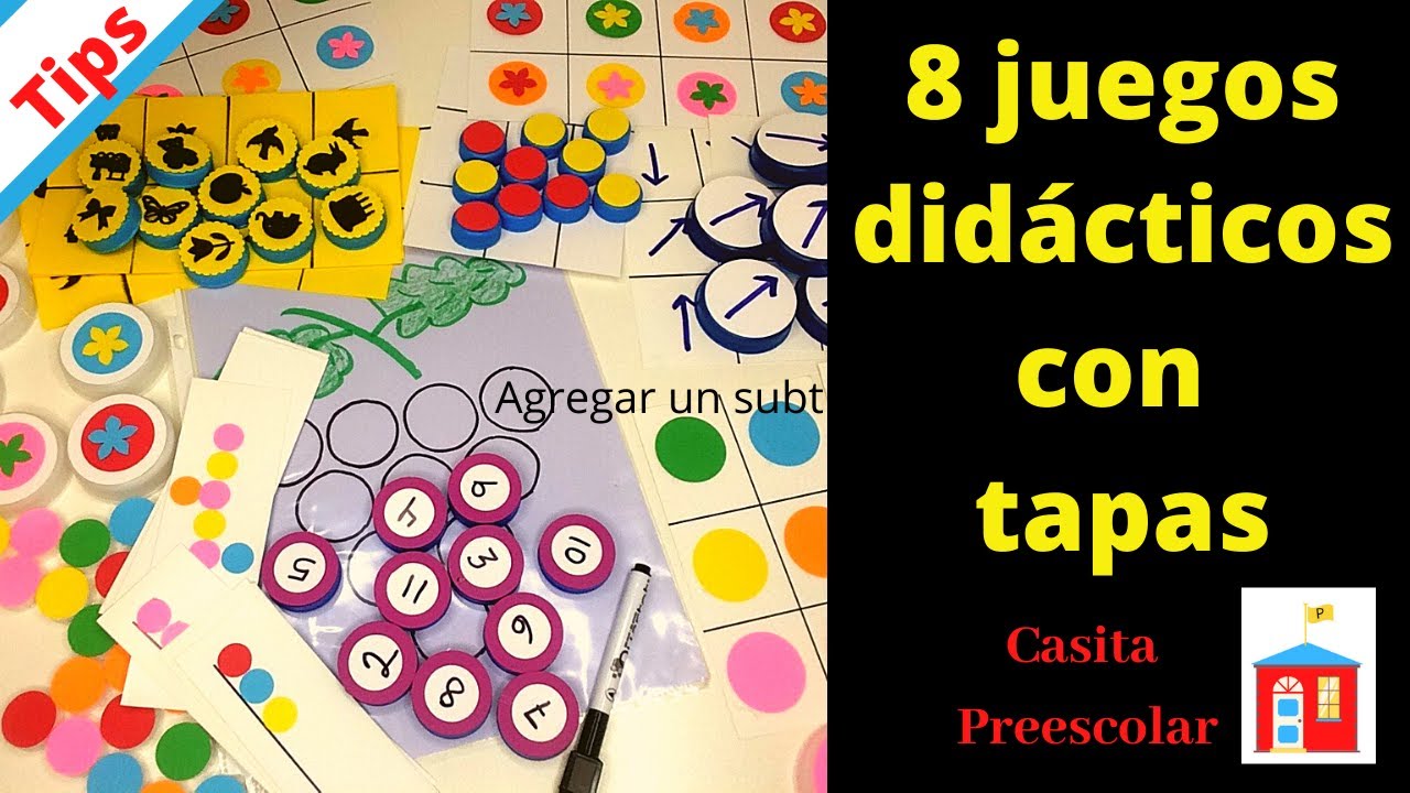 8 Juegos Didácticos con Tapas