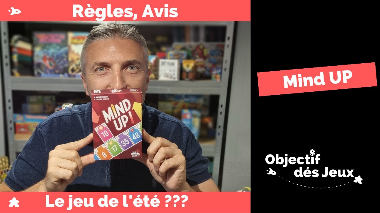 Mind Up Un des meilleurs jeux de l'été ?? Comment jouer une partie avec vidéo règle fr du jeu.