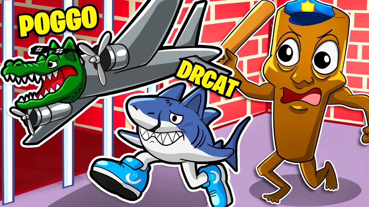 DIVENTO BOMBARDIRO CROCODILO PER SCAPPARE DA TUNG TUNG TUNG SAHUR SU ROBLOX CON DRCAT! *ASSURDO*