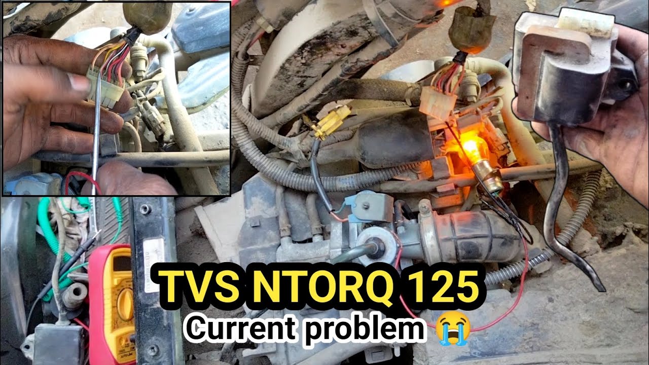 TVS NTORQ -125 में करंट की समस्या है 😲जाँच करें ✅Current problem😲check#viralvideo #ntorq125