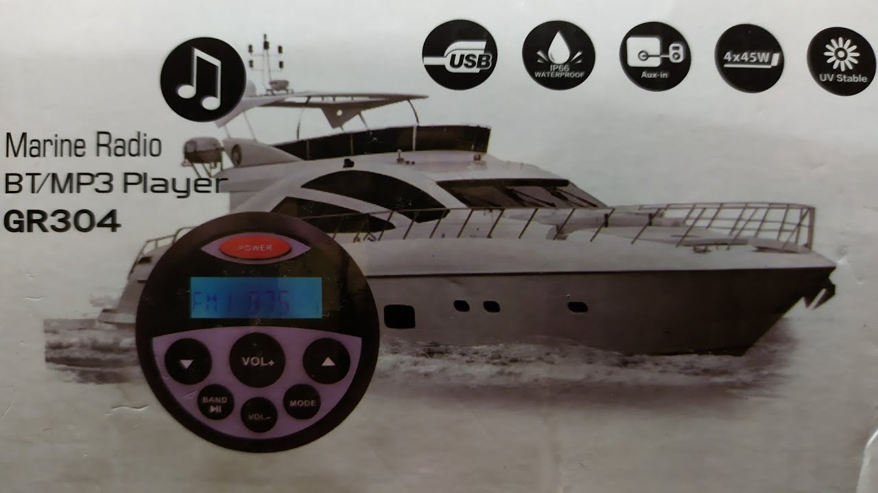 Marine Radio#магнитола для катера...#для моей Orionboat 46д