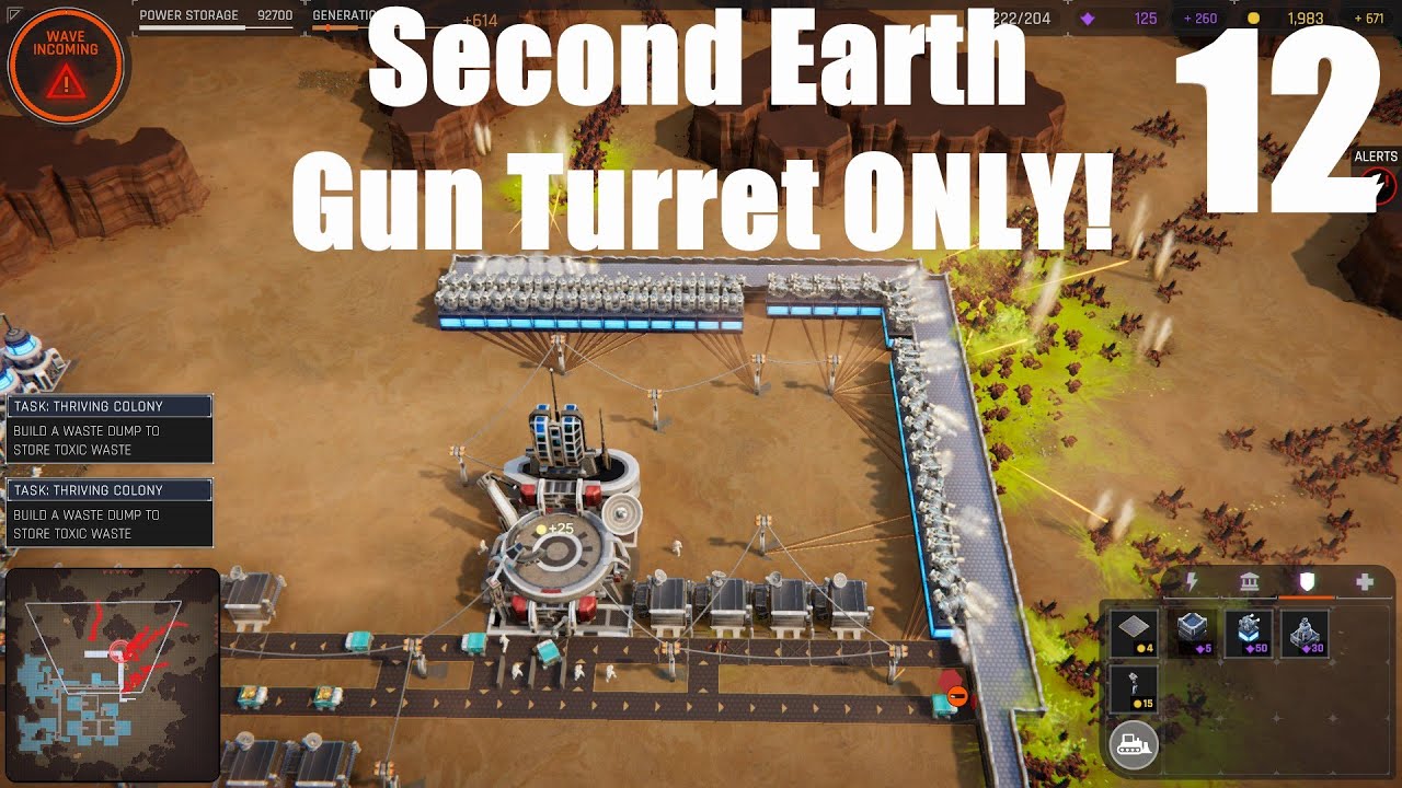Second Earth Gameplay | Gun Turret ONLY | Episode 12 - MISSION IMPOSSIBLE! DID WE BEAT IT?!? Part 3