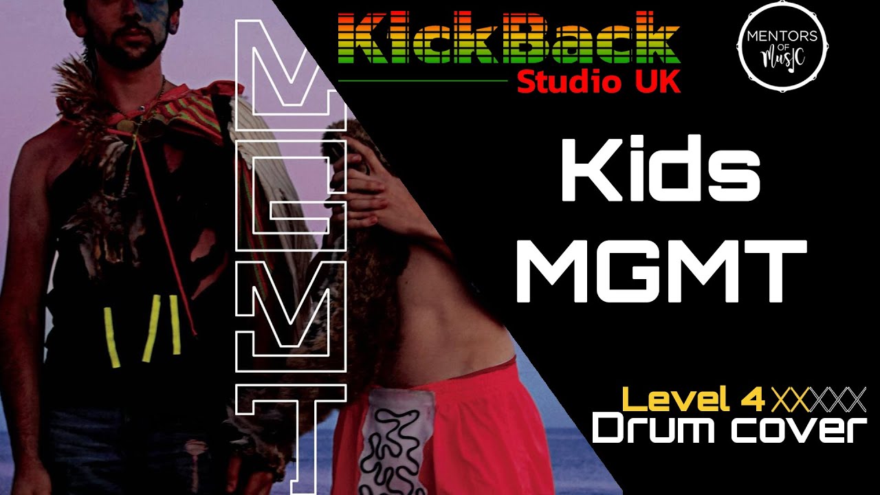 Kids - MGMT *Level 4* drum cover with score #tutorial #howtoplay #playalong