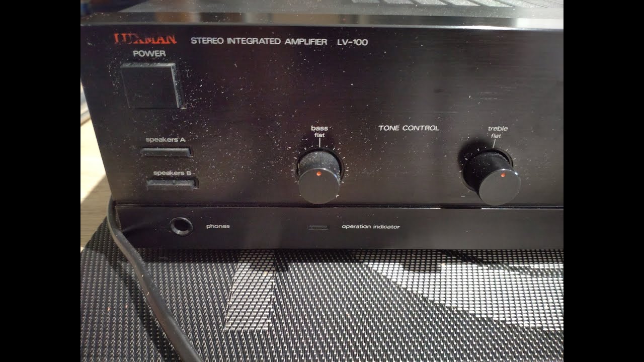 Amplificateur Luxman LV-100 s'allume mais plus de son